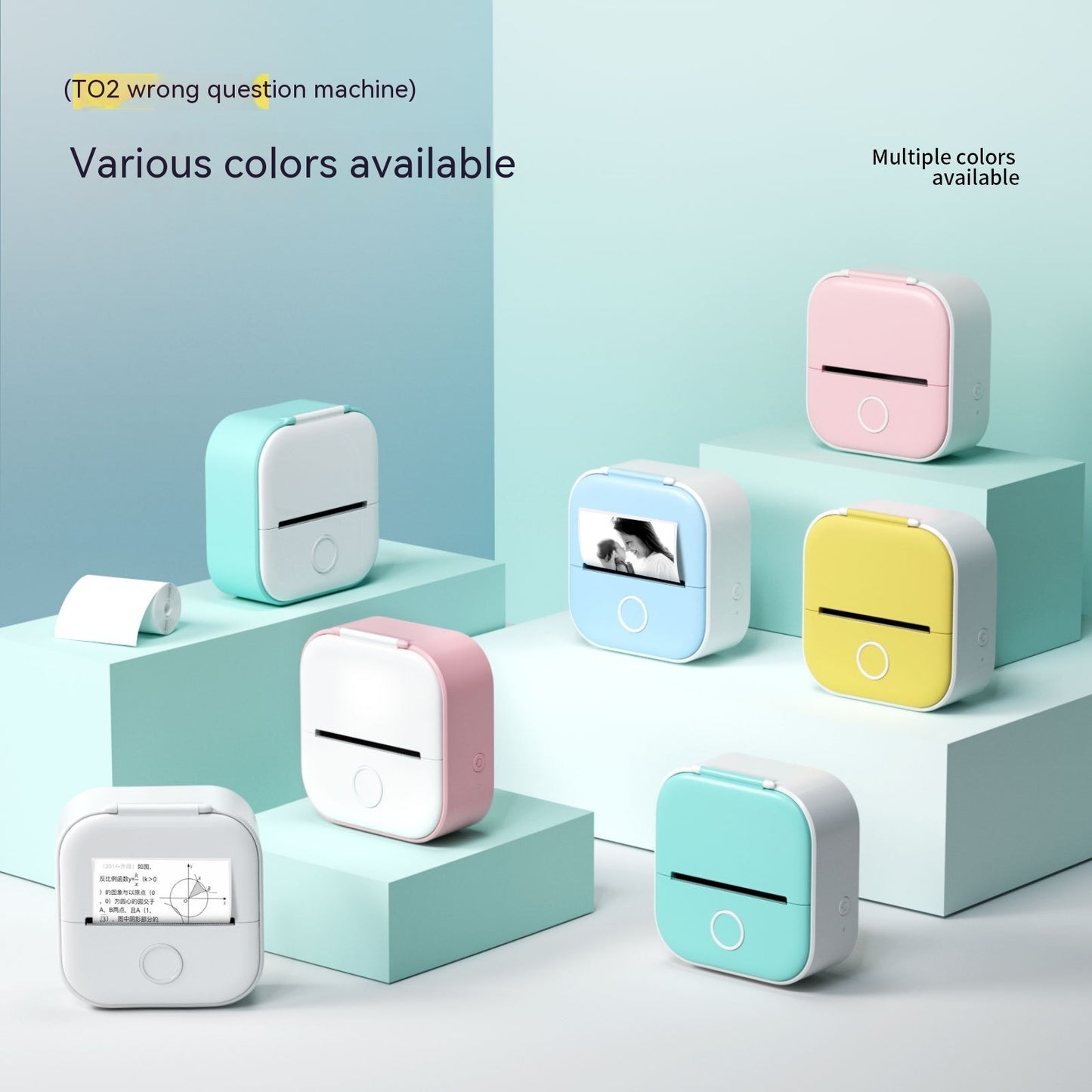 Portable Mini Bluetooth Thermal Label Printer – Ink-Free & Compact - GadgetNest Online Store
