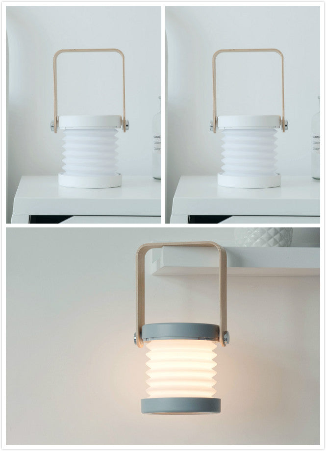 Foldable USB Rechargeable LED Lantern with Touch Dimming for Home Decor - GadgetNest Online Store