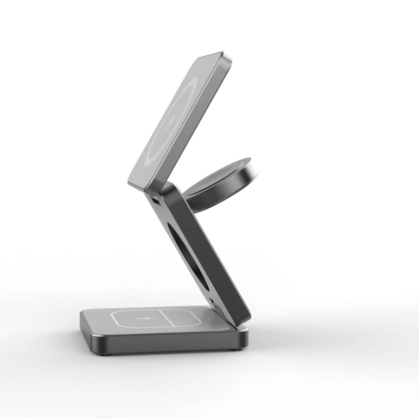 Magnetic 15W Foldable 3-in-1 Wireless Charging Station - GadgetNest Online Store