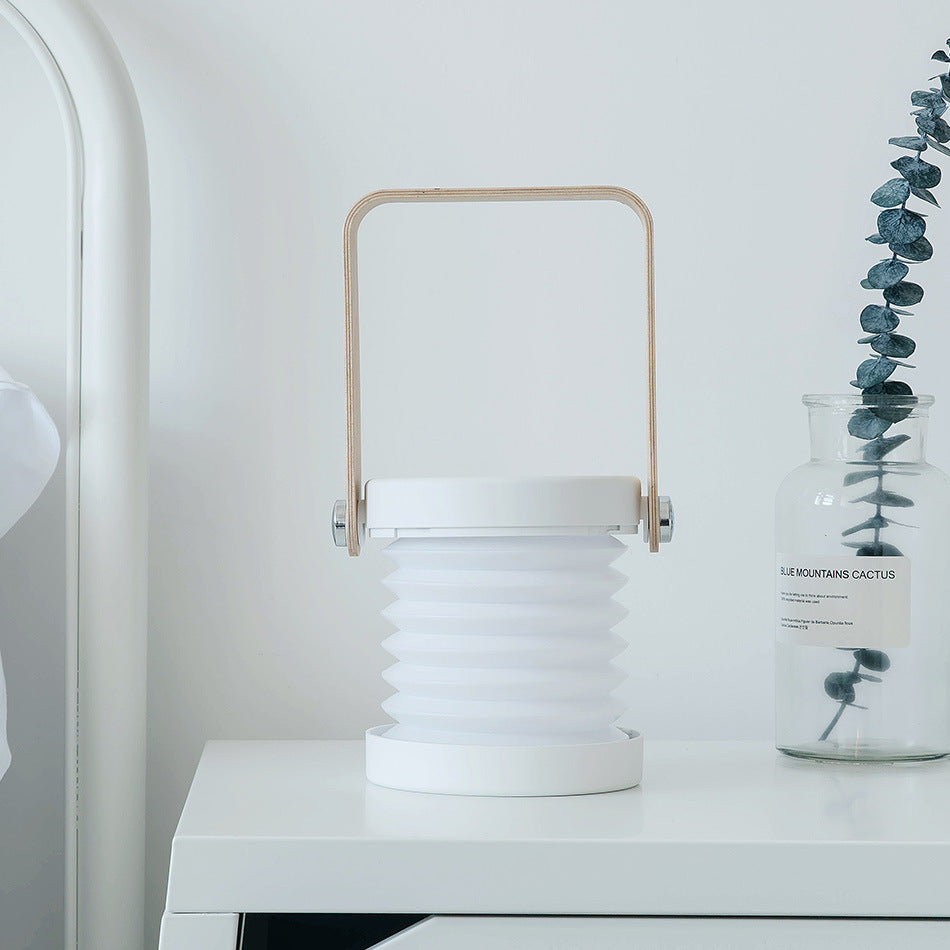 Foldable USB Rechargeable LED Lantern with Touch Dimming for Home Decor - GadgetNest Online Store