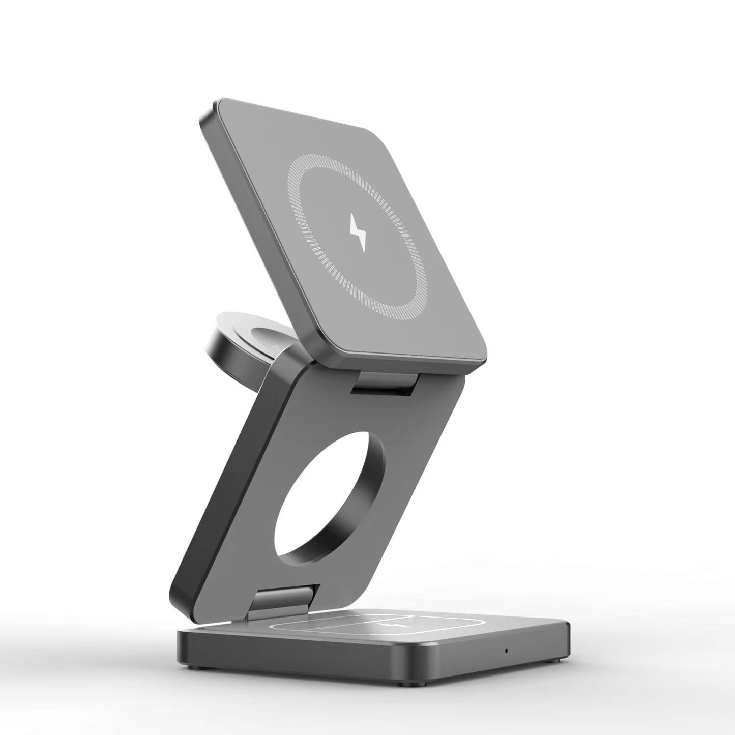 Magnetic 15W Foldable 3-in-1 Wireless Charging Station - GadgetNest Online Store