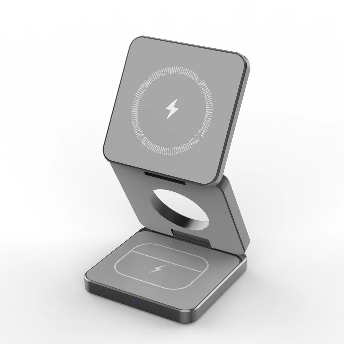Magnetic 15W Foldable 3-in-1 Wireless Charging Station - GadgetNest Online Store