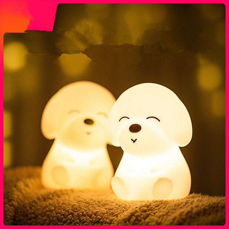 Cozy Glow Puppy LED Night Light – Soft & Safe for Kids - GadgetNest Online Store