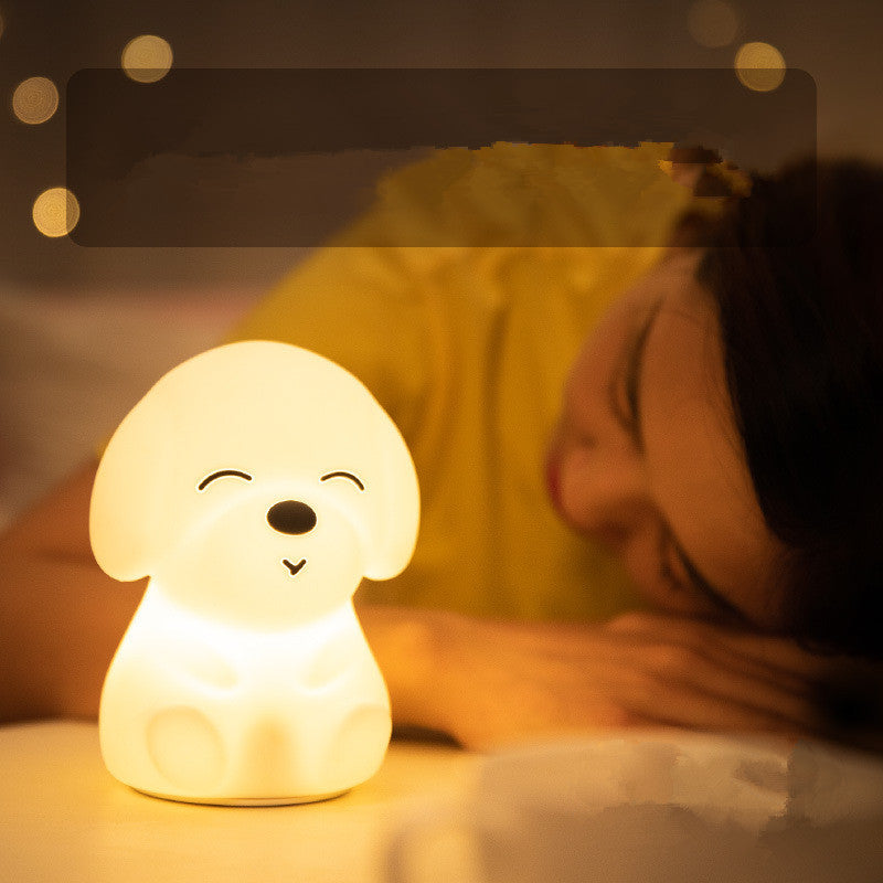 Cozy Glow Puppy LED Night Light – Soft & Safe for Kids - GadgetNest Online Store