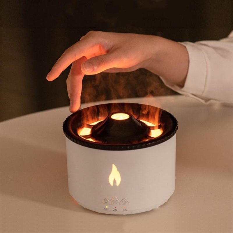 Ultrasonic Jellyfish Flame Aromatherapy Diffuser & Humidifier