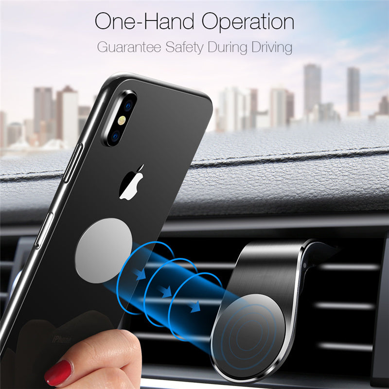 360° Magnetic Car Phone Holder – Air Vent Mount Stand - GadgetNest Online Store