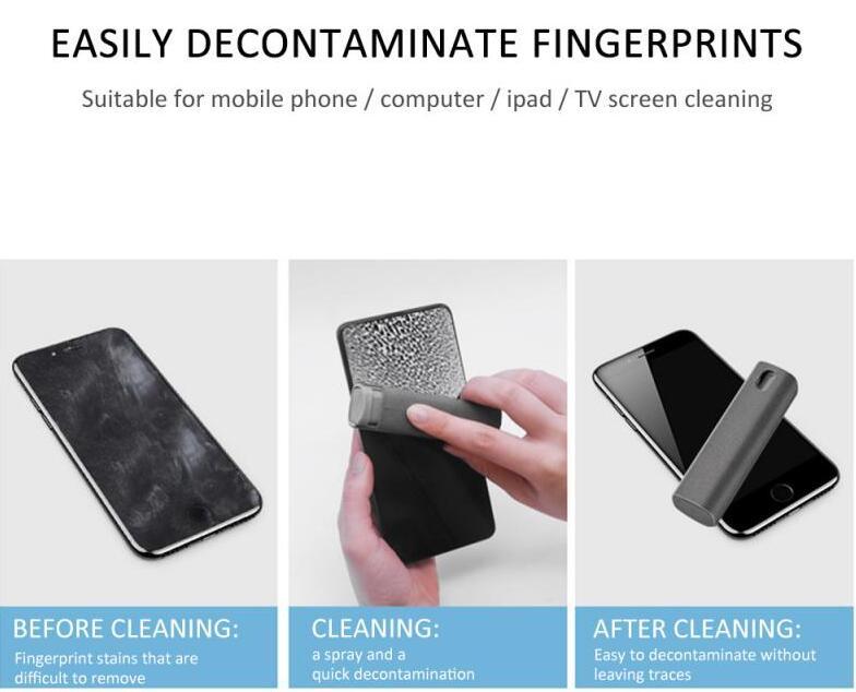 2-in-1 Phone and Computer Screen Cleaner Kit with Microfiber - GadgetNest Online Store