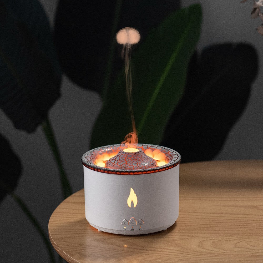 Ultrasonic Jellyfish Flame Aromatherapy Diffuser & Humidifier