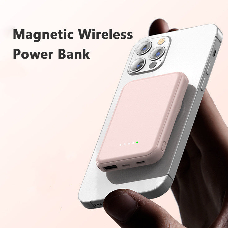 Mini Magnetic Wireless Power Bank - GadgetNest Online Store