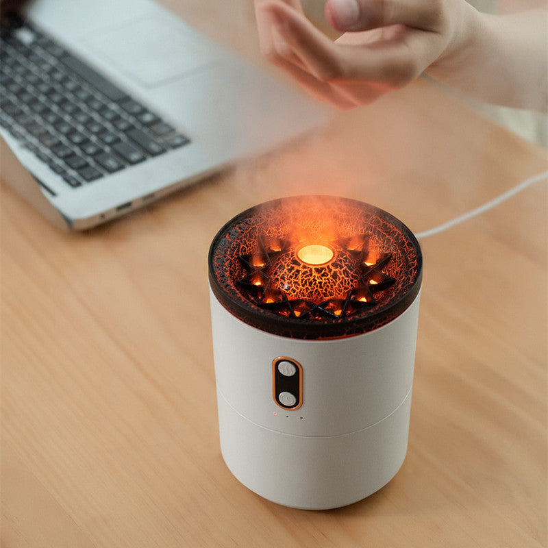 Ultrasonic Jellyfish Flame Aromatherapy Diffuser & Humidifier