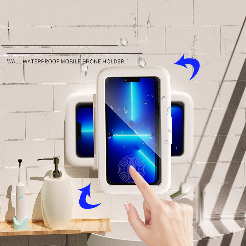 Waterproof Shower Phone Holder – Hands-Free Bathroom Mount - GadgetNest Online Store